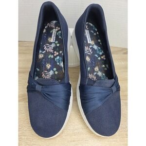 Skechers Womens Slippers -Sweet Thing Size 11 In Navy Blue.